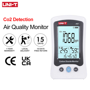 Moniteur de qualité de l'air UNI-T A37, détecteur numérique de dioxyde de carbone, 400ppm~5000ppm, compteur de CO2, détection par principe NDIR, capteur de CO2 L55 - Product Image 5