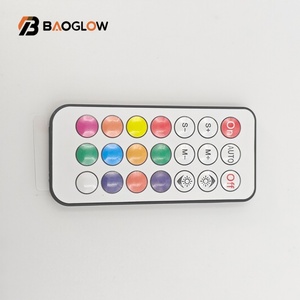 2025 Hot Style 21keys Dimmer 12v Mini <b>Led</b> Mini Strip <b>Light</b> Touch Dimming Wireless Remote <b>Controller</b> with Power Supply <b>Led</b> 12v - Product Image 2