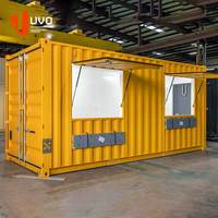 Container Bar Prefabbricato in Acciaio per Esterni Più Popolare per Caffetteria e Ristorante in Vendita Bar Prefabbricato Personalizzato