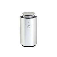 Diffuseur d'aromathérapie électrique sans eau à atomisation biphasée pour voiture, coque métallique compacte et portable, parfum de table