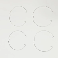 Anneaux à ressort en acier inoxydable nickelé sur mesure pour éclairages LED encastrés
