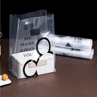 Sacs en plastique transparent pour boulangerie en gros - Toast, gâteau, dessert, à emporter, impression de logo, sac en plastique transparent à emporter