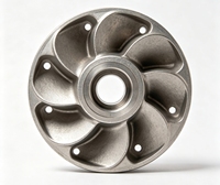 Pompe centrifuge en acier inoxydable à turbine fermée, moulée par gravité, en SS304, SS316, CF8, CF8M pour applications aquatiques et chimiques