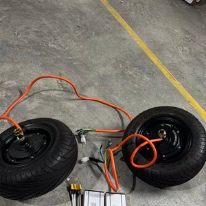 มอเตอร์สกู๊ตเตอร์ไฟฟ้าแบบไร้แปรงถ่าน JL 60 มม. แม่เหล็ก 60H 4000W 5000W 7500W สำหรับเปลี่ยนอะไหล่ พร้อมยางแบบไม่มียางในขนาด 13 นิ้ว 14 นิ้ว - Product Image 1