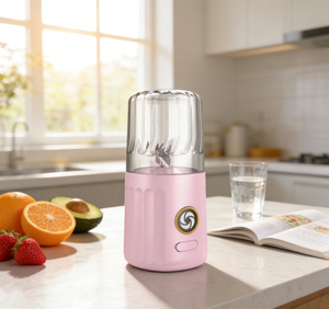 Licuadora Personal Inalámbrica Portátil con Recipiente de 260 ml de Capacidad, Cuchilla de Acero Inoxidable, Botón de Encendido, Calentamiento, Uso en Exteriores, Máquina de Prensado - Product Image 5