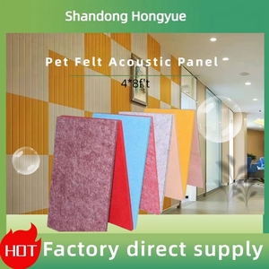 Panneau acoustique en feutre polyester recouvert de tissu pour l'<span class=keywords><strong>isolation</strong></span> phonique des intérieurs - Product Image 1