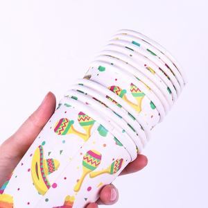 Suministros para fiesta temática mexicana, juego de platos de papel, vajilla desechable, servilletas para vajilla temática mexicana, novedad de 2021 - Product Image 4