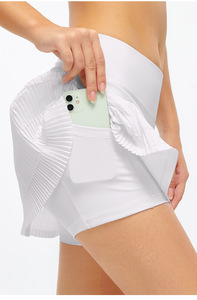 Nuevo vestido de Yoga de secado rápido sólido con logotipo personalizado de esta semana con bolsillos diseño de cadera arco Fitness Golf Activewear faldas para mujeres - Product Image 2