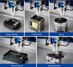 3-Achsen-Klebstoffspender Automatischer UV-Epoxidharz-Dosierroboter für Elektronische Geräte - Product Image 4