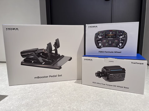 Moza Racing Wheel Trucking Bundle Set Includes R5 Base Tsw Sr-p Lite Dual Pedals <b>Table</b> <b>Clamp</b> with Game Steering Moza Trucking - Product Image 6