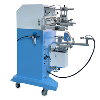 Impresora de Serigrafía Cilíndrica Neumática Semiautomática con Motor PCL y PLC para Botellas, Vasos, Cajas y Contenedores de Plástico, Nueva Condición