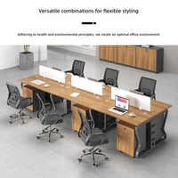 Bureau de direction moderne et minimaliste avec cadre métallique, plateau stratifié à pieds papillon, ignifuge, mobile et détachable, pour usage commercial