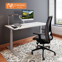 Bureau Table à hauteur réglable à double moteur Bureau avec mémoire préréglée Bureau électrique ergonomique pour ordinateur
