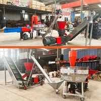 Machines de transformation des aliments pour animaux de ferme à haute efficacité 1t pour bovins, chèvres, poulets, volailles, fabrication de granulés