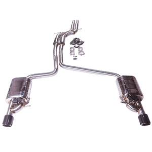 Tubo de Escape Catback Valvetronic para <span class=keywords><strong>Audi</strong></span> <span class=keywords><strong>A6</strong></span> A7 A8 3.0T 2.5L 2.8L 4.0L Silenciador de Escape de Alto Rendimiento con Válvula - Product Image 1