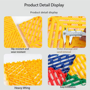 Click Lock Interlocking <b>Plastic</b> Floor Mats Waterproof Durable <b>Plastic</b> Tiles for Auto Details Shop Garage Workshop <b>Flooring</b> - Product Image 3