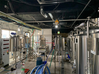 Peralatan Mikrobreweri 500L 5BBL 1000L 10BBL Sistem Pembuatan Bir Kerajinan Profesional dengan Unit Fermentasi untuk Pub/Restoran