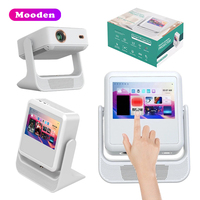 Projecteur 3D à double écran Mooden A2 Pro 1080P 4K Android 12, luminosité 800 lumens, Wi-Fi 2.4G 5G, prêt pour Internet, support réglable