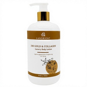 Loción Corporal Hidratante 100% Natural con Fragancia de Limoncillo Orgánico, Etiqueta Privada OEM/ODM, Colágeno Iluminador para Piel Normal - Product Image 3