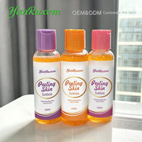 Lotion Éclaircissante Corporelle au Citron 100ml pour Peaux Noires, Lotion Peeling Forte à l'Orange pour Blanchiment Intense, Vente en Gros