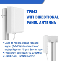 Antenne panneau MIMO 2x2 IP65 extérieure 698-2700 MHz à faible MOQ pour routeur CPE 4G 5G