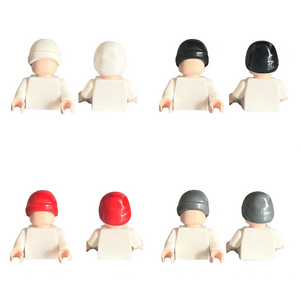 すぐに発送可能 小さな粒子ビルディングブロック人形帽子 Mocパーツ 各種ヘルメット帽子 シティプロフェッショナルアクセサリー DIY - Product Image 4