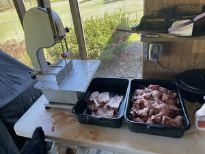 OTD Costine di Carne Osso di Carne in Acciaio Inox Tagliacarne Sega a Fasce Macchina per il Taglio di Pesce Congelato Macchina per il Taglio di Osso Sega - Product Image 3