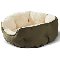 Lits ronds pour chats les plus vendus pour chats d'intérieur canapé-lit de luxe pour animaux de compagnie grand tapis pour chiens et chats