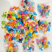 Vente en gros de figurines d'action miniatures de 2 à 3 cm, jouet pour enfant, 144 pièces, figurines Pokémon, ensemble de jouets de dessin animé