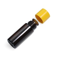 Bouteilles en verre ambré 5ml-100ml, flacons vides rechargeables pour huiles essentielles, aromathérapie, teintures à base de plantes, échantillons de médicaments