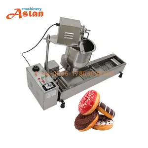 Doughnut making frying machine sweet donuts ring former machine doughnut ball maker fryer