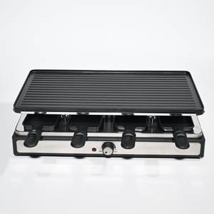 Offre Spéciale 1400W 120V gril intérieur électrique 2-en-1 BBQ <span class=keywords><strong>Raclette</strong></span> Hibachi détachable usage domestique Thermostat contrôle antiadhésif - Product Image 6