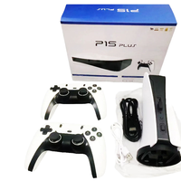 Console de jeu rétro M15 personnalisée avec plus de 20 000 jeux, 4K HD, plus de 20 émulateurs, manettes sans fil 2.4G, vente directe d'usine B2B