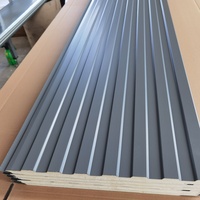 Vente en gros de carreaux d'aluminium pour l'isolation extérieure de la Grande Muraille panneaux métalliques avec toiture thermique panneau de polyuréthane matériau à âme en PU
