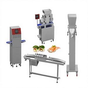 เครื่องทำซูชิแบบม้วนข้าวดีไซน์ใหม่ สายพานลำเลียงอุปกรณ์ทำซูชิ / ระบบซูชิแบบเคทีน - Product Image 2