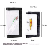 Sac de rangement pour leurres en PVC Lion Source Factory, construction durable, housse de protection pour leurres de pêche, pour commandes en gros