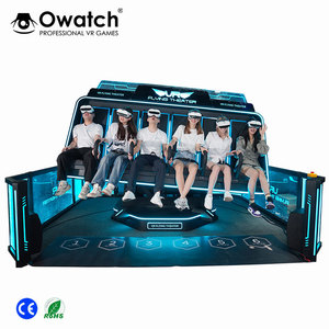 VR bay Theater công viên chủ đề VR AR Mr thiết bị giải trí kiếm tiền 9D VR phim chuyển động năng động 6 người chơi - Product Image 1