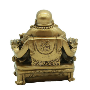 Estatua de <span class=keywords><strong>Buda</strong></span> que ríe, resina de poliresina, artesanía china, <span class=keywords><strong>Buda</strong></span> que ríe sentado en una silla de dragón - Product Image 6