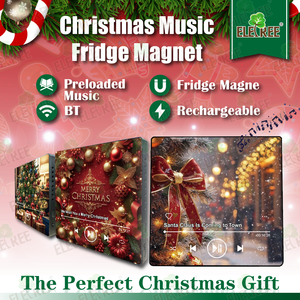 Regalo de Navidad, álbum de creación de sonido personalizado, máquina de imán de nevera de música, imanes de música de Pvc suave personalizados que pueden reproducir <span class=keywords><strong>canciones</strong></span> - Product Image 2