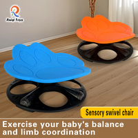 Chaise pivotante d'intégration sensorielle en plastique, équipement d'entraînement à l'équilibre pour l'autisme et le TDAH, jouet