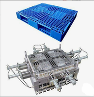 Molde de Inyección de Palés de Plástico Profesional para Uso Doméstico 2000X1000mm con Canales Fríos y Calientes y Expulsión Automática, Zhejiang, China