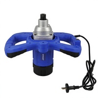 Mélangeur Agitateur Électrique INTOUGH 1350W pour Ciment, Plâtre, Enduit et Peinture – Outil de Construction avec Pales à Béton