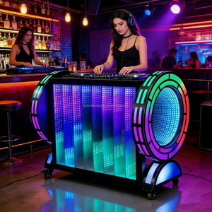 Mesa de DJ LiqVis con Luces LED y Efecto de Abismo, Pantalla Dinámica Colorida, Control Móvil para Discotecas y Espectáculos Nocturnos - Product Image 4