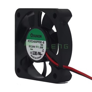 Ventilador de Refrigeración <span class=keywords><strong>KDE2405PFB1</strong></span>-<span class=keywords><strong>8</strong></span> para Sunon, 5cm 5010 50*50*10mm, DC 24v 1.0W, 2 Cables - Product Image 2