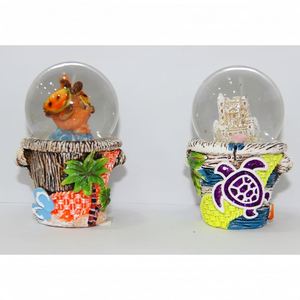 Adornos de Bola de Nieve de Resina Personalizables, Decoración para el Hogar, Regalos de Recuerdo, Globo de Nieve Decorativo Creativo con Diseño Oceánico - Product Image 4