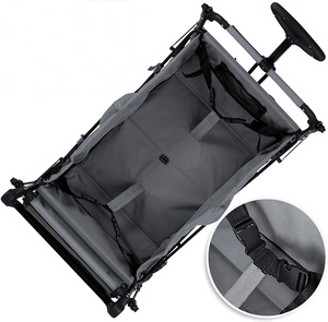 अनुकूलन योग्य फोल्डेबल फोर-व्हील गार्डन टूल हैंडकार्ट्स आउटडोर गतिविधियों के लिए ट्रॉली और हैंडकार्ट्स - Product Image 2