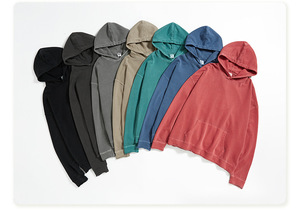 Sudaderas con Capucha BE de Felpa Francesa Lavada de 380 g/m² para Mujer, Sudaderas Personalizadas para Hombre - Product Image 2