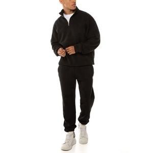 Wholesale Men <b>Tracksuit</b> Set Custom logo Fitted Fleece <b>Plain</b> <b>Tracksuit</b> Mens Sweatsuits Casual <b>Tracksuit</b> Sportswear for Mens - Product Image 2