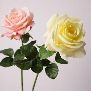 Roses artificielles en latex à tige unique Ocean Song de haute qualité, toucher réel, pour la décoration de la maison, pour la Saint-Valentin ou la remise <span class=keywords><strong>des</strong></span> diplômes - Product Image 3