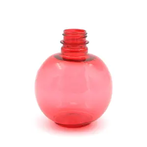 Mooie roze ronde bolvorm sap fles, 150ml plastic ronde drinken fles verpakking